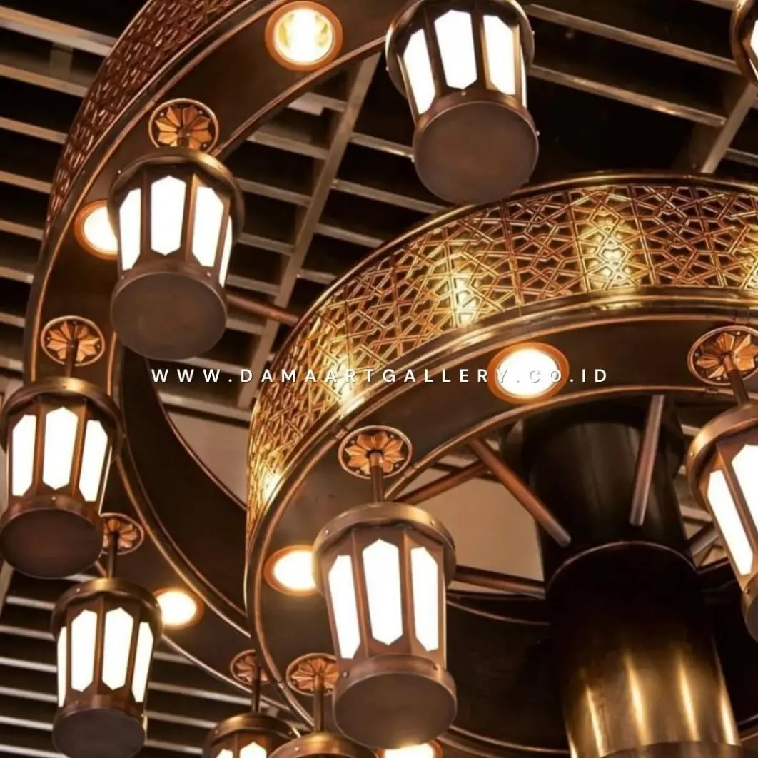 Lampu Nabawi Custom Material Tembaga